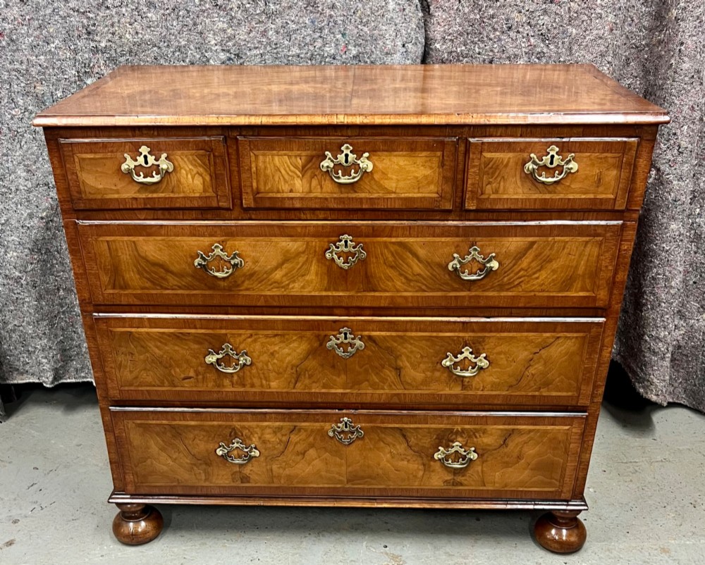 Early 18th C. Walnut Chest of Drawers View II
