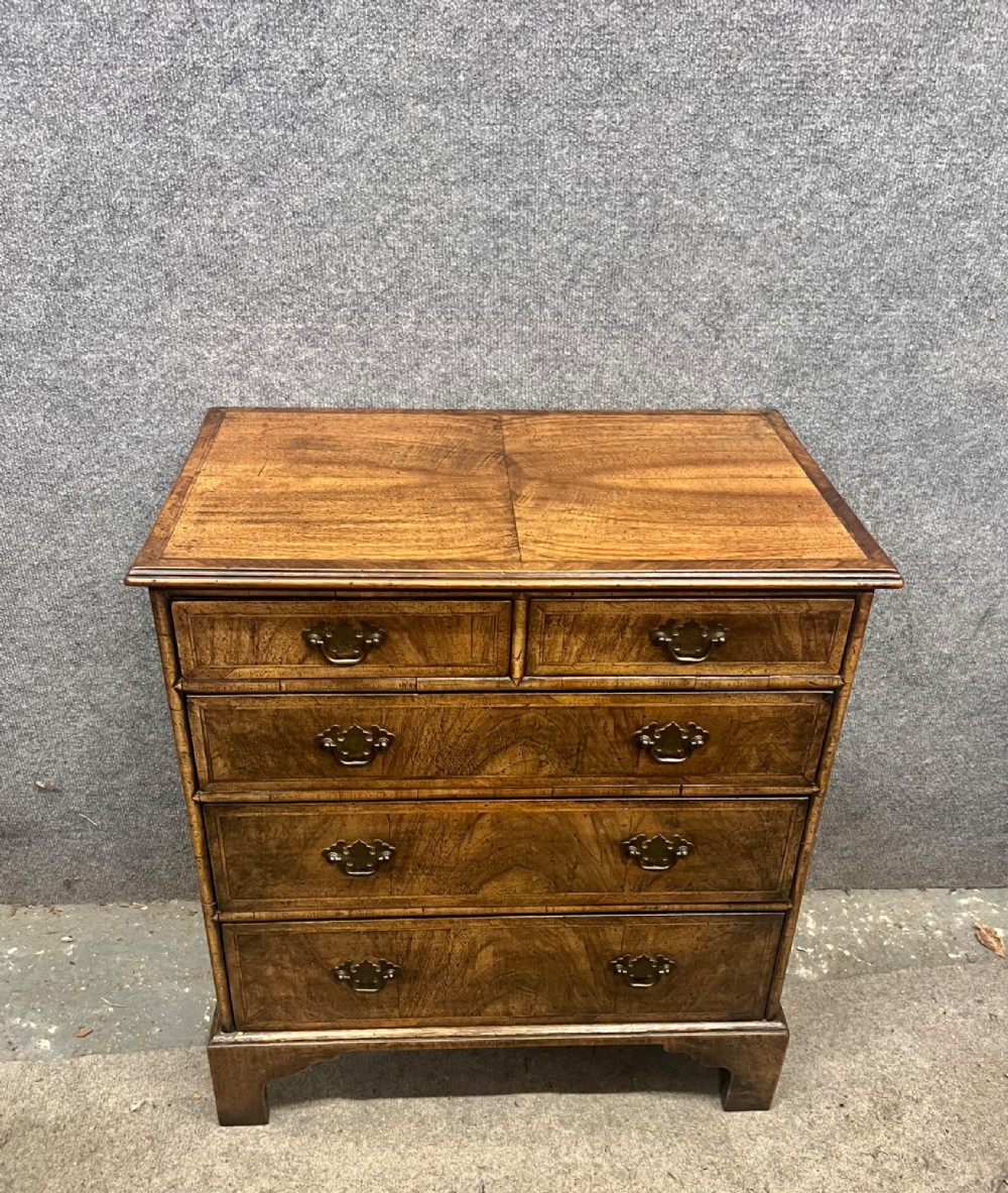 Small 18th Century Style Walnut Chest of Drawers