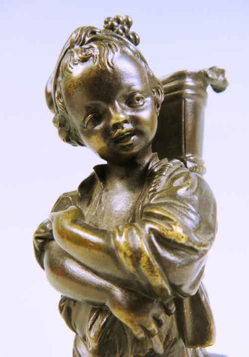 19TH C FRENCH FRUIT PICKER BRONZE - ADDITIONAL PHOTO 6