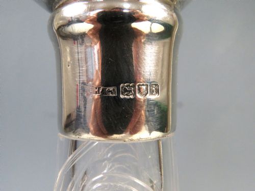 STEVENS AND WILLIAMS ROCK CRYSTAL GLASS DONUT DECANTER 1904 - ADDITIONAL PHOTO 8