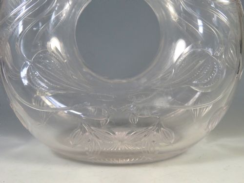STEVENS AND WILLIAMS ROCK CRYSTAL GLASS DONUT DECANTER 1904 - ADDITIONAL PHOTO 10