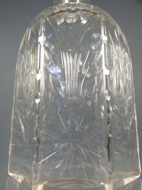 WHITEFRIARS HARRY POWELL SPANISH CUT GLASS DECANTER - ADDITIONAL PHOTO 4