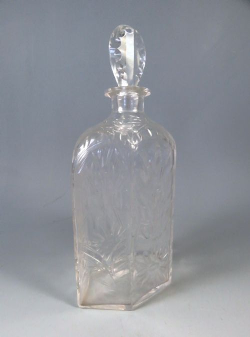 WHITEFRIARS HARRY POWELL SPANISH CUT GLASS DECANTER - ADDITIONAL PHOTO 5