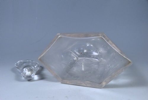 WHITEFRIARS HARRY POWELL SPANISH CUT GLASS DECANTER - ADDITIONAL PHOTO 7