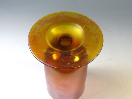WMF MYRA IRIDESCENT GLASS GOBLET VASE C1930 - ADDITIONAL PHOTO 2