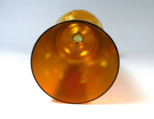 WMF MYRA IRIDESCENT GLASS GOBLET VASE C1930 - ADDITIONAL PHOTO 4
