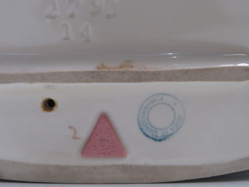 ANTIQUE BOHEMIAN PORCELAIN ROYAL DUX FIGURINE 3 DUCKS - ADDITIONAL PHOTO 8