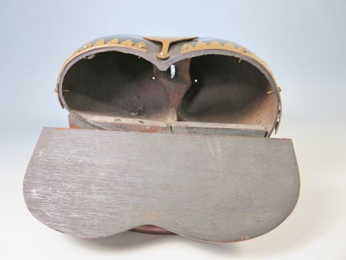 ANTIQUE VICTORIAN COCO DE MER WALL MOUNTED BOX AND COAT HOOK - ADDITIONAL PHOTO 5