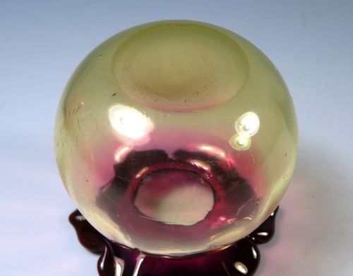 ANTIQUE ALEXANDRITE GLASS POSY VASE BY THOMAS WEBB AND SONS - ADDITIONAL PHOTO 5