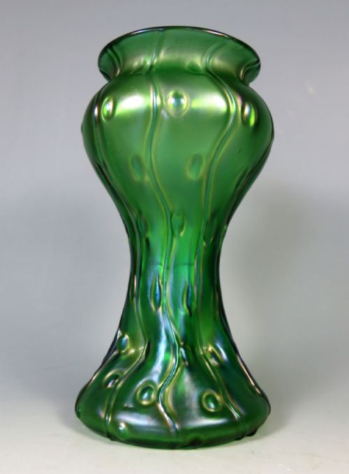 ANTIQUE LOETZ RUSTICANA GLASS VASE - ADDITIONAL PHOTO 1