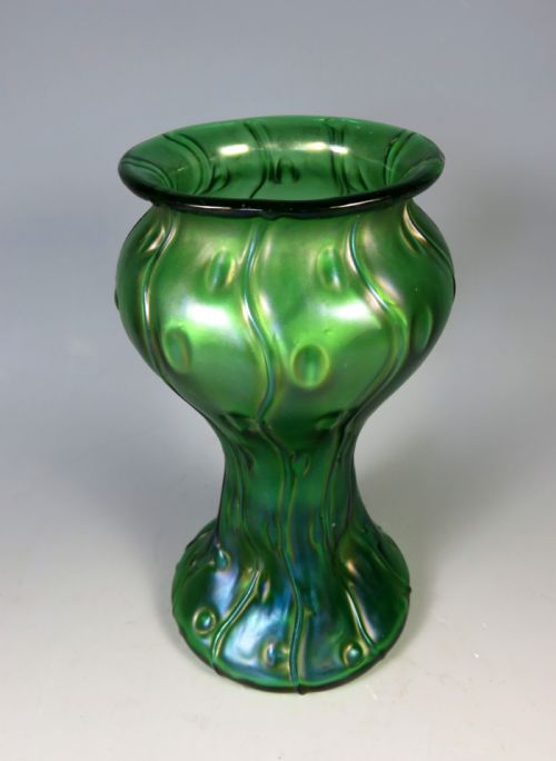 ANTIQUE LOETZ RUSTICANA GLASS VASE - ADDITIONAL PHOTO 2