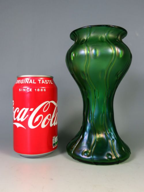 ANTIQUE LOETZ RUSTICANA GLASS VASE - ADDITIONAL PHOTO 5