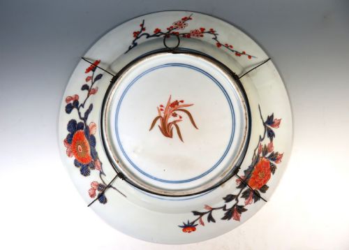 ANTIQUE JAPANESE EDO PERIOD IMARI CHARGER 41CM - ADDITIONAL PHOTO 7