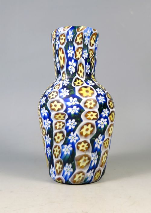 MURANO FRATELLI TOSO MILLEFIORI GLASS VASE - ADDITIONAL PHOTO 1