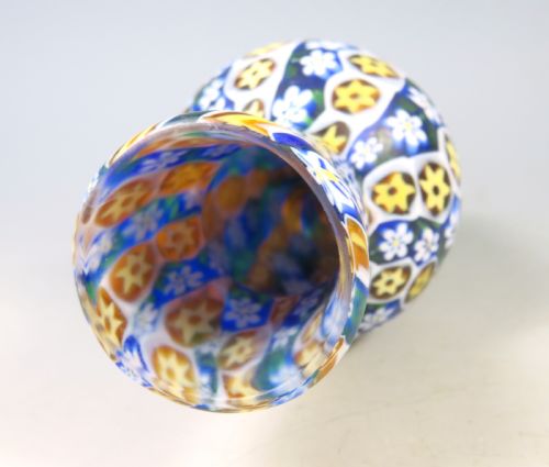 MURANO FRATELLI TOSO MILLEFIORI GLASS VASE - ADDITIONAL PHOTO 2