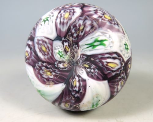MURANO FRATELLI TOSO MILLEFIORI GLASS BULB VASE - ADDITIONAL PHOTO 2