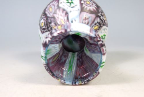 MURANO FRATELLI TOSO MILLEFIORI GLASS BULB VASE - ADDITIONAL PHOTO 4
