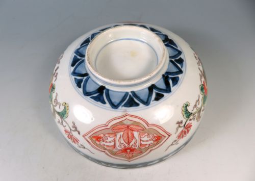 ANTIQUE JAPANESE MEIJI PERIOD IMARI PORCELAIN BOWL - ADDITIONAL PHOTO 5