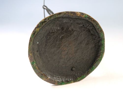ANTIQUE JAPANESE MEIJI PERIOD BRONZE BIRD CATCHER OKIMONO - ADDITIONAL PHOTO 8