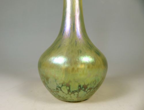 ANTIQUE BOHEMIAN GLASS LOETZ VASE CANDIA PAPILLON - ADDITIONAL PHOTO 2