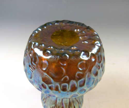 ANTIQUE LOETZ GLASS CANDIA DIASPORA GOURD VASE - ADDITIONAL PHOTO 6