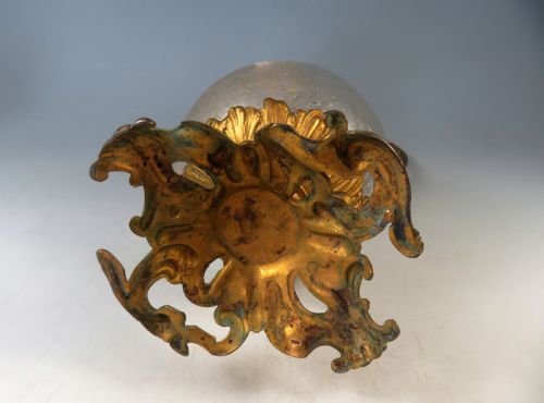 ANTIQUE DAUM ENAMELLED GLASS GILT METAL CLARET JUG - ADDITIONAL PHOTO 9