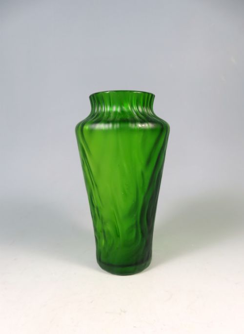 ANTIQUE BOHEMIAN LOETZ CRETE RUSTICANA GLASS VASE - ADDITIONAL PHOTO 3