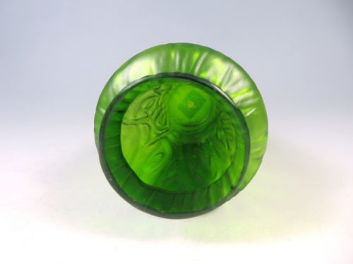 ANTIQUE BOHEMIAN LOETZ CRETE RUSTICANA GLASS VASE - ADDITIONAL PHOTO 4