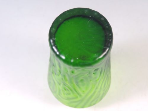 ANTIQUE BOHEMIAN LOETZ CRETE RUSTICANA GLASS VASE - ADDITIONAL PHOTO 5