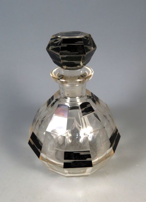 ANTIQUE ART DECO KARL PALDA GLASS SCENT PERFUME BOTTLE - ADDITIONAL PHOTO 2