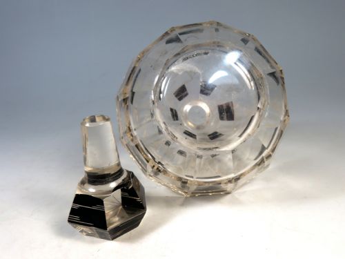 ANTIQUE ART DECO KARL PALDA GLASS SCENT PERFUME BOTTLE - ADDITIONAL PHOTO 4