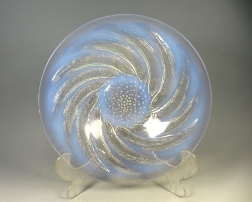 ANTIQUE REN LALIQUE POISSONS COUPE OUVERT NO 1 - ADDITIONAL PHOTO 1