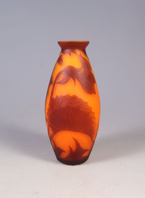 ANTIQUE RICHARD FOR LOETZ CAMEO GLASS VASE - ADDITIONAL PHOTO 1