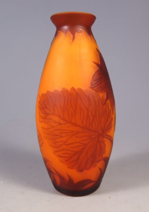 ANTIQUE RICHARD FOR LOETZ CAMEO GLASS VASE - ADDITIONAL PHOTO 3