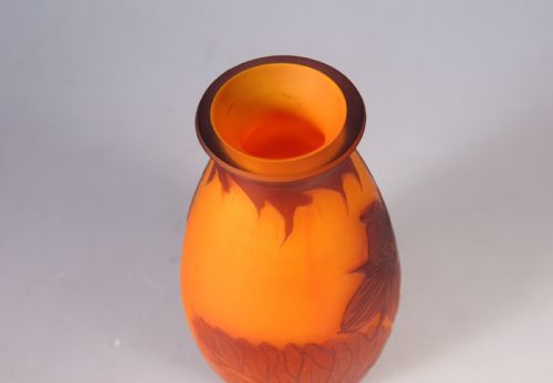 ANTIQUE RICHARD FOR LOETZ CAMEO GLASS VASE - ADDITIONAL PHOTO 4
