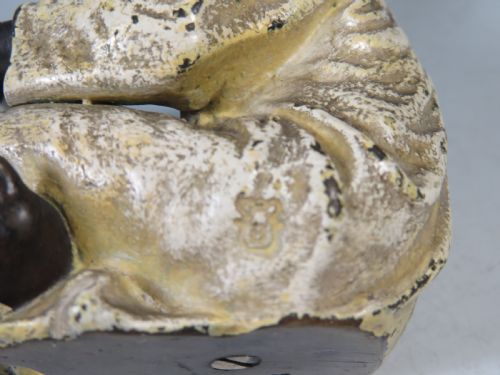 ANTIQUE FRANZ BERGMAN BRONZE SEATED BOY WRITING - ADDITIONAL PHOTO 6