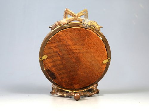 ANTIQUE FRENCH ORMOLU WHITE PASTE RIBBON PICTURE FRAME - ADDITIONAL PHOTO 5