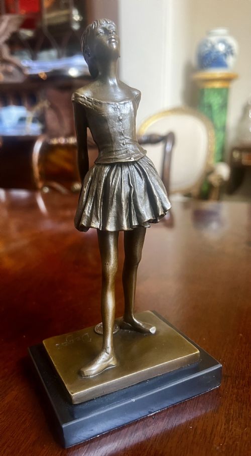 degas bronze dancer - CATEGORY: ANTIQUE SCULPTURES - DATED 1940