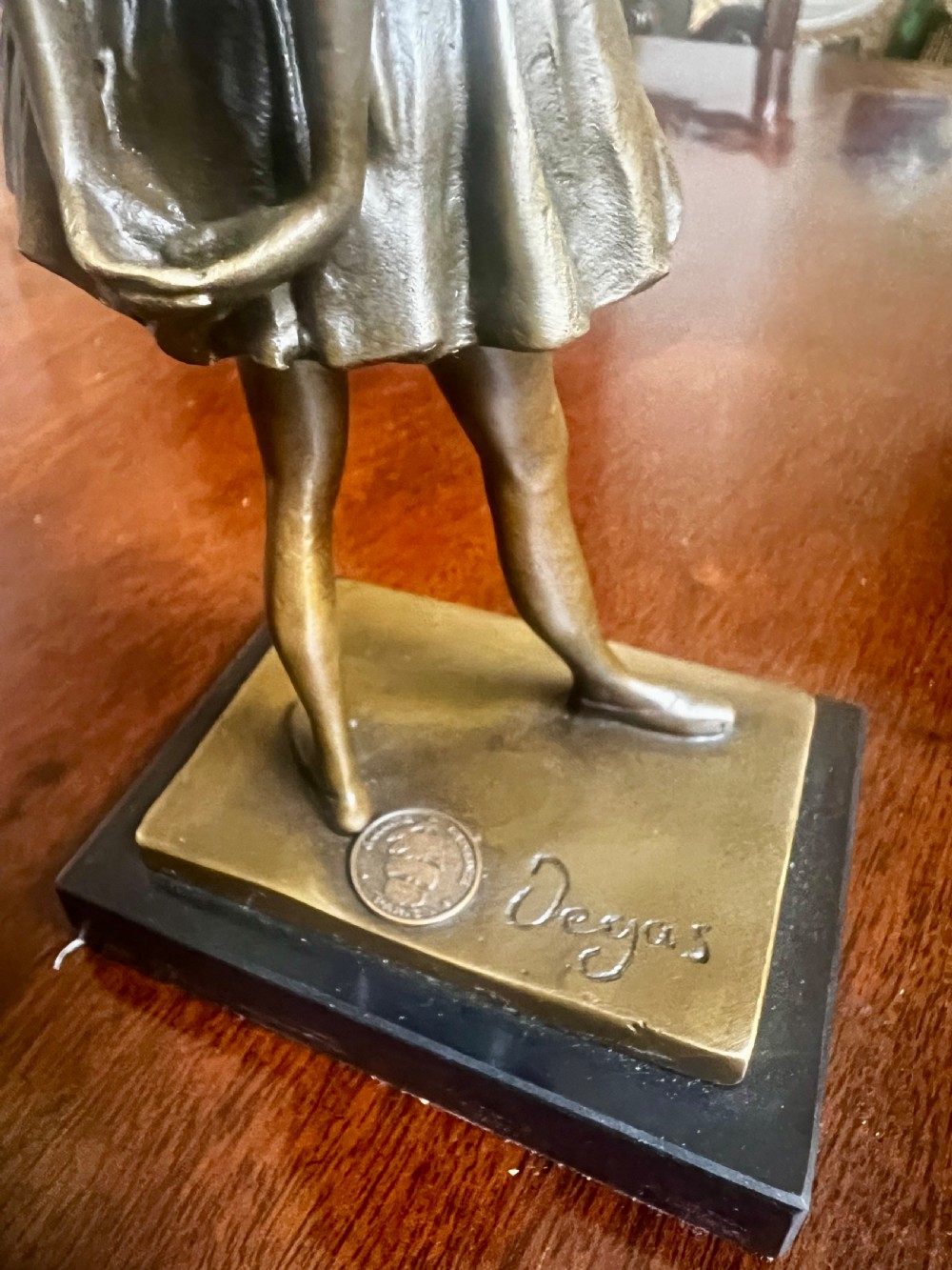 Degas bronze dancer View III