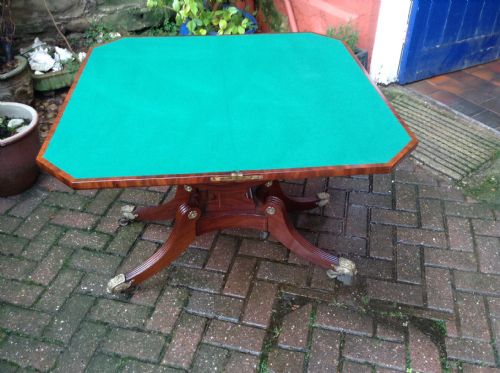REGENCY CARD TABLE - ADDITIONAL PHOTO 3