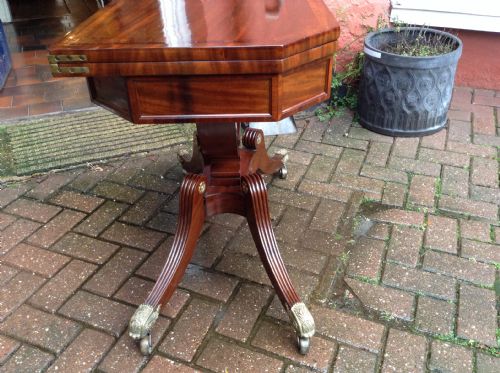 REGENCY CARD TABLE - ADDITIONAL PHOTO 5