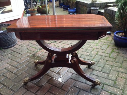 REGENCY CARD TABLE - ADDITIONAL PHOTO 6