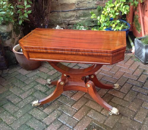 REGENCY CARD TABLE - ADDITIONAL PHOTO 7
