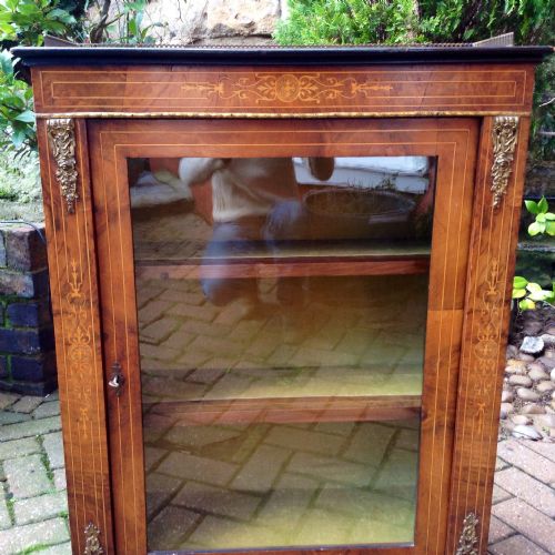 DELIGHTFUL WALNUT PIER CABINET - ADDITIONAL PHOTO 1