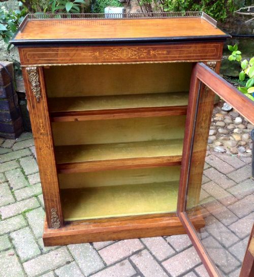 DELIGHTFUL WALNUT PIER CABINET - ADDITIONAL PHOTO 4