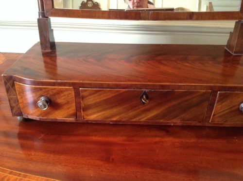 MAHOGANY TOILET MIRROR - ADDITIONAL PHOTO 3