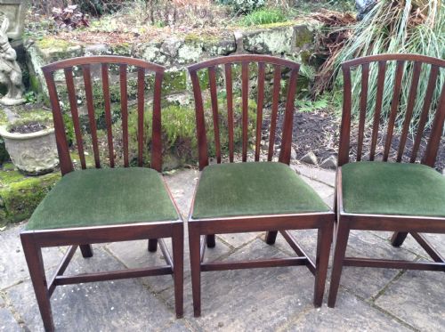 SUPER SET OF SIX MAHOGANY DINING CHAIRS - ADDITIONAL PHOTO 1