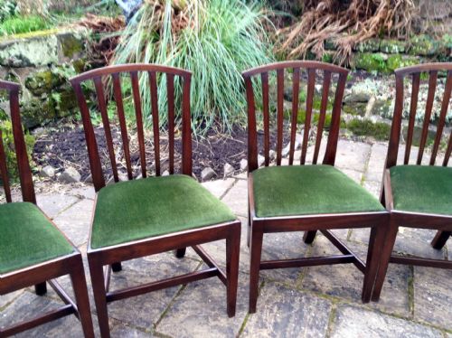 SUPER SET OF SIX MAHOGANY DINING CHAIRS - ADDITIONAL PHOTO 2