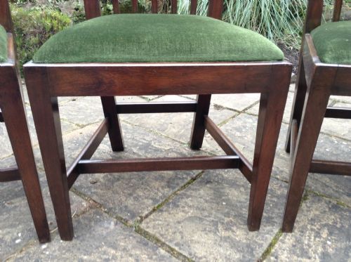 SUPER SET OF SIX MAHOGANY DINING CHAIRS - ADDITIONAL PHOTO 4