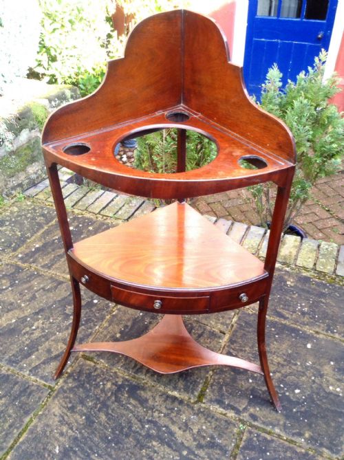 GEORGIAN CORNER WASHSTAND - ADDITIONAL PHOTO 1